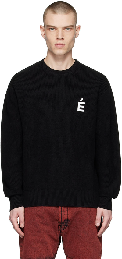 Shop Etudes Studio Black Boris Sweater