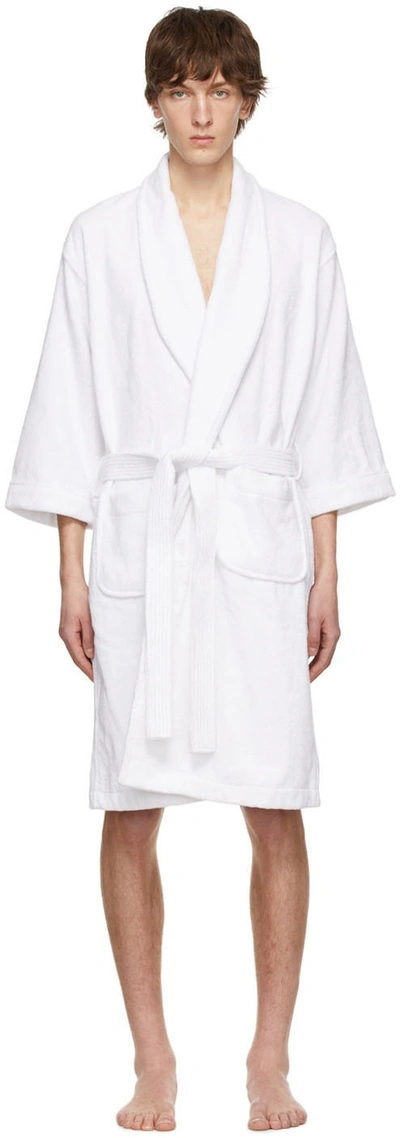 Shop Le17septembre Ssense Exclusive White Cotton Robe