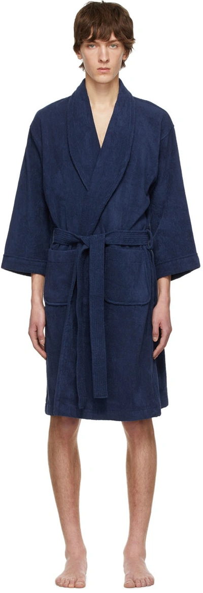 Shop Le17septembre Ssense Exclusive Navy Cotton Robe