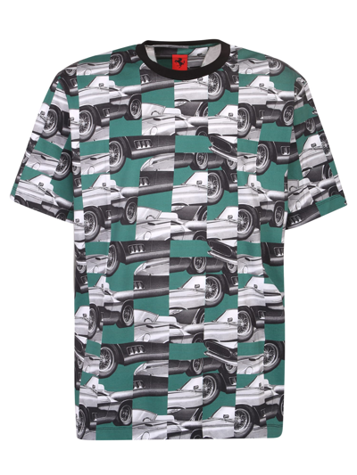 Ferrari Patchwork T-shirt In Multi