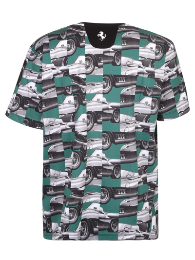 Ferrari Patchwork T-shirt In Multi