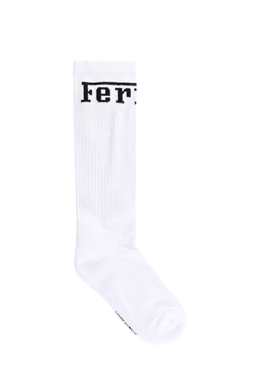 Shop Ferrari Socks In White