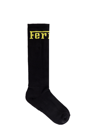 Shop Ferrari Socks In Black