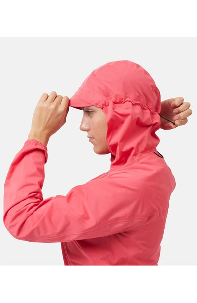 Shop Odlo Zeroweight Waterproof Jacket In Paradise Pink