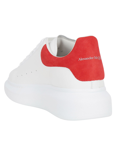 Shop Alexander Mcqueen Oversized Low-top Sneakers In Rosso