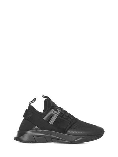 Shop Tom Ford Jago Sneakers In Black