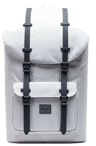 Pre-owned Herschel Little America Backpack Grey