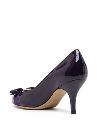 Ferragamo Carla 70 Pumps In Purple