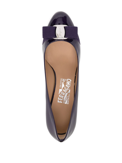 Ferragamo Carla 70 Pumps In Purple