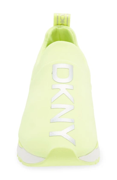 Shop Dkny Jadyn Slip-on Sneaker In Zest