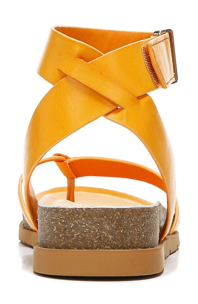 Shop Franco Sarto Blanca Sandal In Mandarin