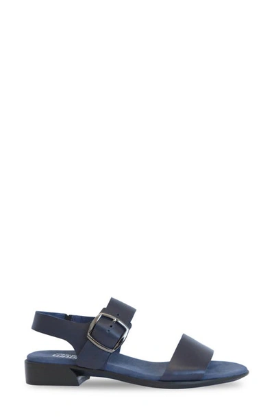 Shop Munro Cleo Sandal In Blue Leather