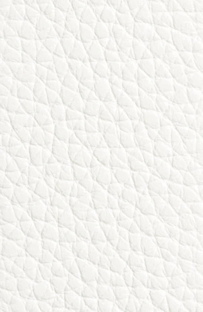 Shop Christian Louboutin Logo Buckle Leather Belt In Bianco/ Gold