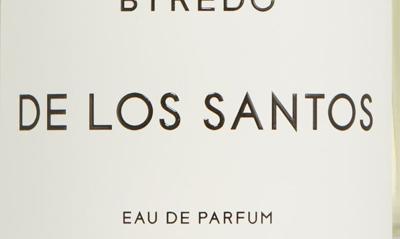 Shop Byredo De Los Santos Eau De Parfum, 1.7 oz