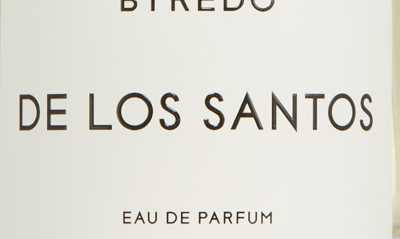 Shop Byredo De Los Santos Eau De Parfum, 3.4 oz