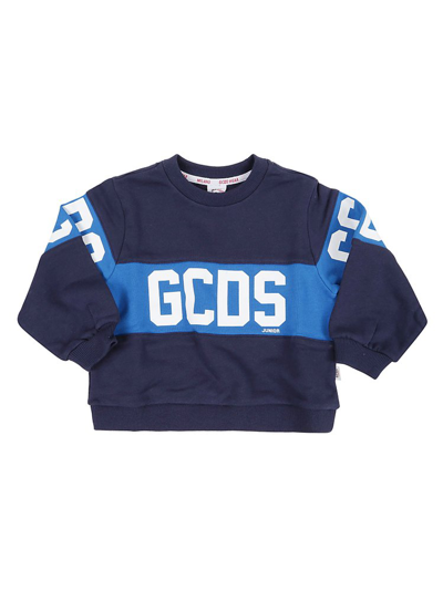 Shop Gcds Kids Logo Band Sweatshirt In Multi