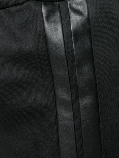 Valentino Side Stripe Track Pants In Black