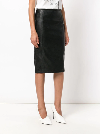 Shop Stella Mccartney Pencil Skirt In Black