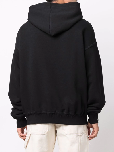 Shop Misbhv Graphic-print Organic Cotton Hoodie In Schwarz