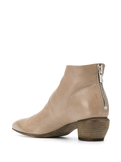 Officine Creative Jeannine Ankle Boots In Neutrals