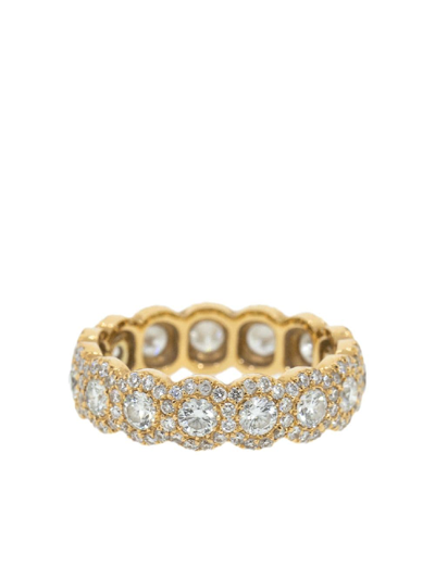 Inbar 18kt Rose Gold Diamond Eternity Ring In Gold