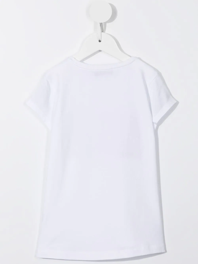 Shop Aigner Logo Cotton T-shirt In White