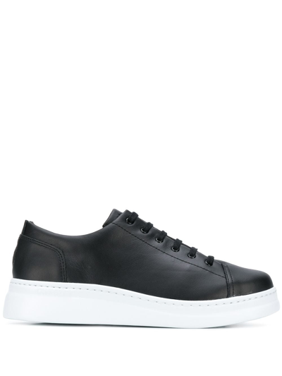 Shop Camper Lace-up Low-top Sneakers In Black