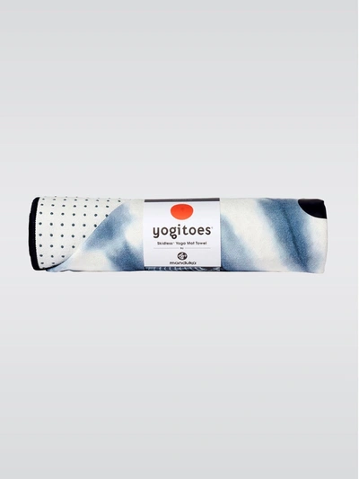 Shop Manduka Yogitoes Skidless Towel In Tie Dye Navy