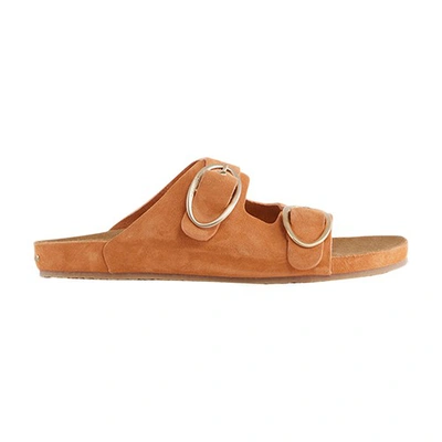 Shop Vanessa Bruno Fussbet Sandals In Saumon