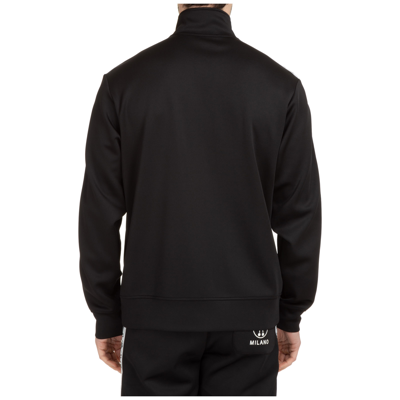 Shop Moschino Men's Sweatshirt With Zip Sweat  Double Question Mark In Black