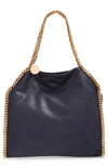 Stella Mccartney 'small Falabella - Shaggy Deer' Faux Leather Tote - Blue