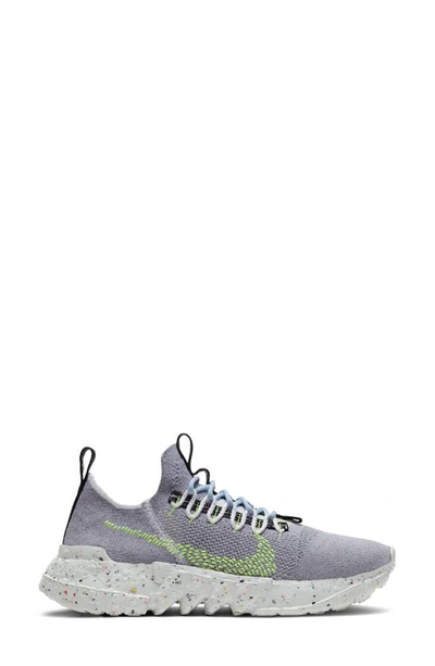 Shop Nike Space Hippie 01 Primeknit Sneaker In Grey/ Volt Glow-photon Dust