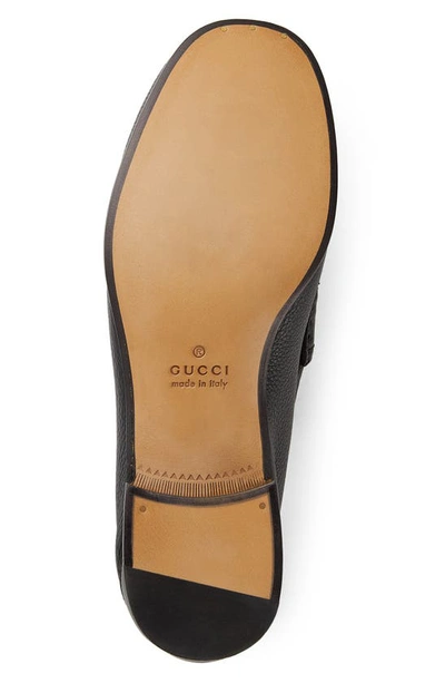 Shop Gucci Wislet Horsebit Loafer In Black