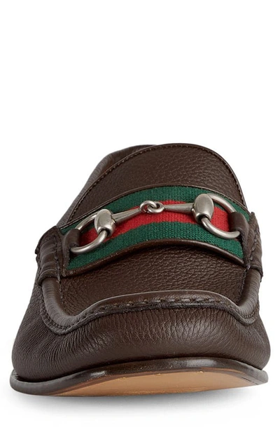 Gucci Wislet Horsebit Loafer In Cocoa-vrv