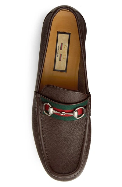 Gucci Wislet Horsebit Loafer In Cocoa-vrv