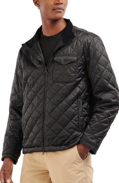 Barbour City Quilted Jacket In Black | ModeSens