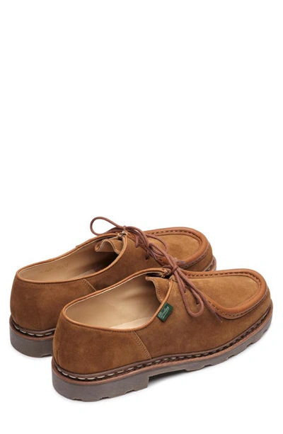 Shop Paraboot Michael Suede Derby In Whiskey