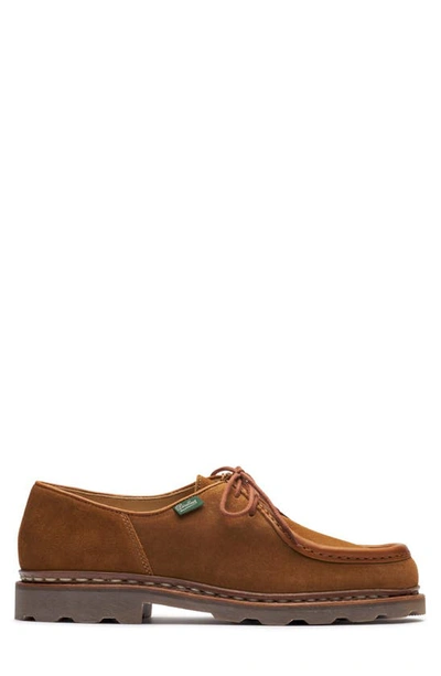 Shop Paraboot Michael Suede Derby In Whiskey