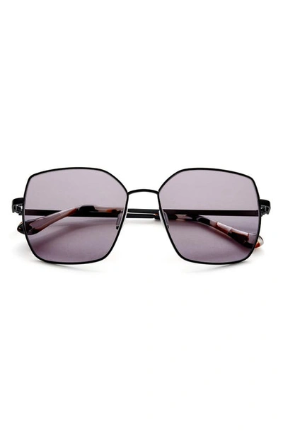 Shop Gemma Goodbye Stranger 56mm Geometric Sunglasses In Carbon
