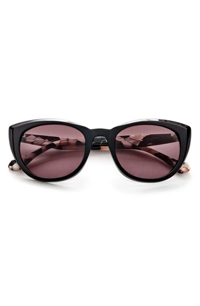 Shop Gemma Heart Of Glass 52mm Cat Eye Sunglasses In Carbon