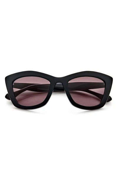 Shop Gemma Casanova 51mm Rectangle Sunglasses In Carbon