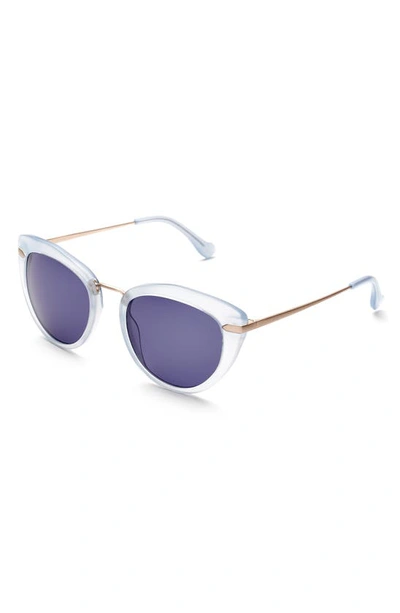 Shop Gemma Let Her Dance 51mm Round Sunglasses In Pool