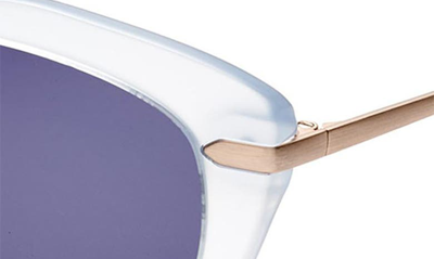 Shop Gemma Styles Let Her Dance 51mm Round Sunglasses In Pool