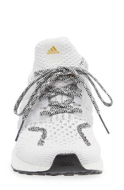 Shop Adidas Originals Ultraboost 4.0 Dna Primeblue Sneaker In White/ Grey/ Core Black