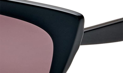 Shop Gemma Styles Dream On 52mm Rectangle Sunglasses In Carbon