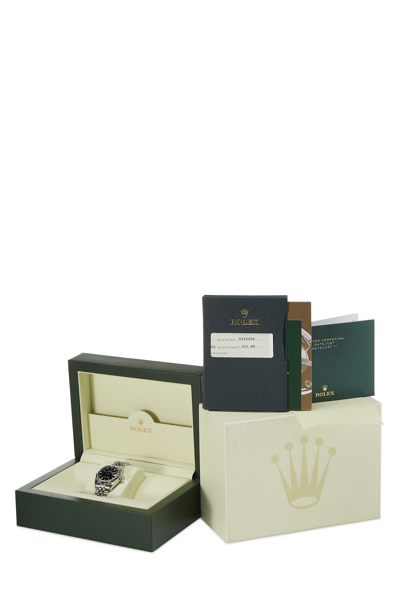 Pre-owned Rolex Stainless Steel & 18k White Gold Datejust 178274 31mm