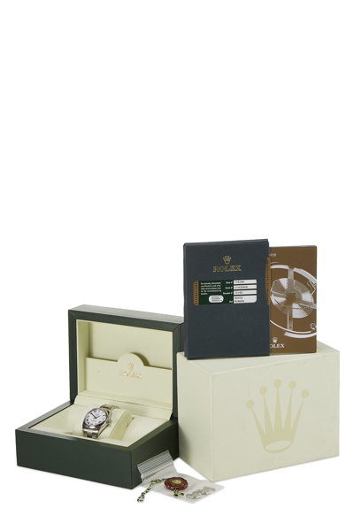 Pre-owned Rolex Stainless Steel Roman Datejust 178240 31mm