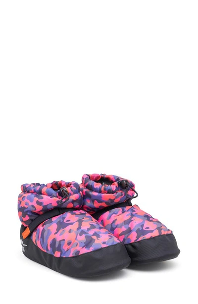 Shop Bloch Print Warm-up Bootie Slipper In Pink Camo