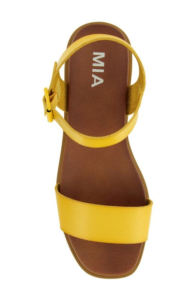 Shop Mia Karina Sandal In Yellow