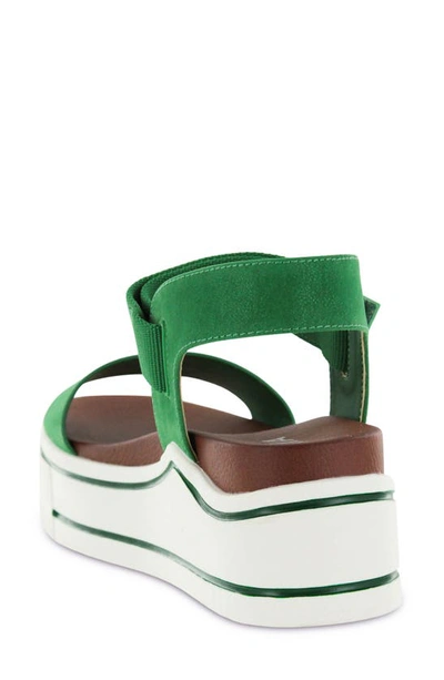 Mia Women's Odelia Platform Ankle Strap Sandals Women's Shoes In Grass